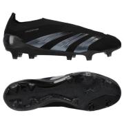 adidas Predator Elite Laceless FG Nightstrike - Sort/Grå