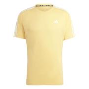 adidas Løbe T-Shirt Own The Run 3-Stripes - Gul