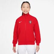 Portugal Træningsjakke Dri-FIT Academy Pro Anthem EURO 2024 - Rød/Hvid Børn