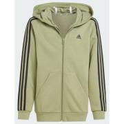 Adidas Essentials 3-Stripes Fleece Full-Zip hættetrøje