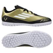 adidas F50 Messi Club TF Triunfo Dorado - Guld/Hvid/Sort Børn